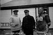 Hudson's Bay factor, Mr. Gaul, Capt. Joseph-Elzéar Bernier and Insp. Wilcox 1924