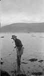 Dr. L.D. Livingstone salmon fishing July 1929.