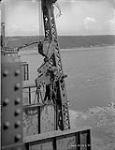 Quebec Bridge - accident, derrick boom fallen 22 July 1915