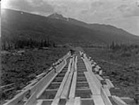 Laying sills on Tombstone Division 1907