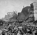 Prince William Street from Market Square after the Great Fire of 1877 1877