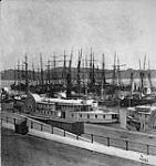 River Boats, Montreal Harbour. S.S. BERTHIER at wharf ca. 1872