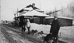 C.N.R. station in Hudson, Ontario 1926.
