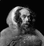 [Homme Inuit, Qolitalik de Iglurjuak près de   Igloolik, T.N.-O., 1953.] Chef de camp. Le nom de son épouse est Pakak. [ca. 1953].