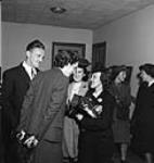 War bride Beatrice Rousseau meeting her sisters-in-law 18 September 1945