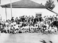 [Group of Okinawan residents of Hardieville, Alberta.] [1930]