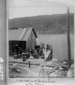 C.P.R. (Canadian Pacific Railway) station at Gordon Creek on the Ottawa [River, Ont.] [1897]