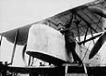 Assembly of Vickers "Vimy" aircraft of Captain John Alcock and Lieut. Arthur Whitten Brown at Lester's Field June 1919