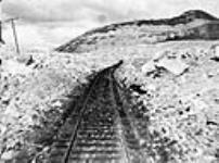C.P. Railway showing landslide, [Frank, Alta.] September, 1906.