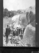 [Members of the Canadian Society of Civil Engineers] at Foot of Great Glacier, [B.C.] September, 1906.
