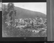 Talus debris, Glacier, [B.C.] September, 1906.
