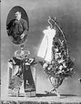 Antonio Cordasco and two wreaths of flowers 1904
