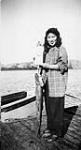 Lydia Nakamura worker at fish packing plant ca. 1946 - 1947
