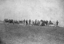 Surveyors' camp June 1882