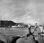 Canadian Government Ship "C.D. Howe" at Pangnirtung, N.W.T., on Eastern Arctic patrol July 1951.