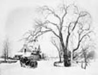 Winter scene at Hochelaga 1860-1865