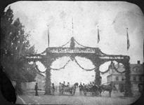 Arch erected for the visit of Sir William Fenwick Williams July 1859