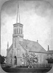 Unidentified church, possibly Zion Presbyterian on Richmond Street ca. 1859