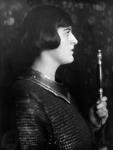 Madame Pauline Vanier dressed as Joan of Arc ca. 1920.