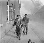 A German soldier taken prisoner during a German counterattack on the 4th Canadian Armoured Division, Sogel, Germany, 10 April 1945 April 10, 1945.