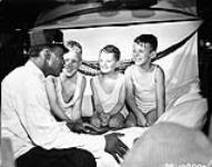 Dutch immigrants arrive at Quebec June 1947