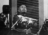 Benito Mussolini en train de faire un discours ca 1933 - 1940