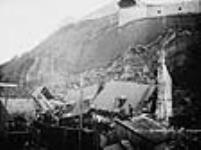 Rue Champlain à la suite du glissement de terrain  Sept. 1889