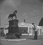Horse-watering troughs and fountain Sept. 1948