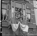 Celebrations on the arrival of Allied troops 7 May 1945
