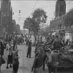 Street scene shortly after the liberation of the city 9 May 1945