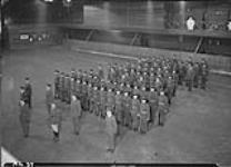 Personnel of No.111(CAC) Squadron, R.C.A.F., on parade at the Stanley Park Armory 15 Feb 1936