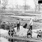 Fishing at Brickyard Pit [between 1889-1916]