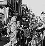 German officers and troops coming in to surrender and dump their arms 8 mai 1945