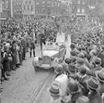 Celebrations in the streets after the liberation of occupied Holland 7 May 1945