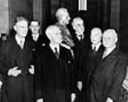 Unveiling ceremony of bust of Sir Lyman P. Duff at the Supreme Court Building 5 Sept. 1947