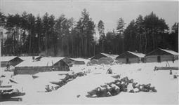 Unidentified winter camp n.d.