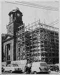 Post Office with addition under construction 11-Jul-55