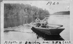 Major H. Irwin, and Anatole Barbeau of the Denholm Angling Club 1920