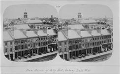 View from the cupola of City Hall, looking South-West 1858-1860
