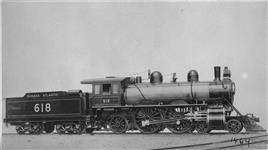 Canada Atlantic Railway Locomotive No. 618., n.d n.d.