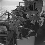 Cannon aboard H.M.C.S. UGANDA 11 Apr. 1945