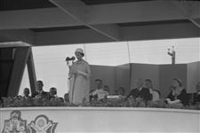 (Royal Visit) Her Majesty Queen Elizabeth delivering speech at official opening of the St. Lawrence Seaway 26 June 1959