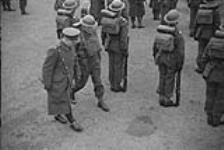 Inspection of Fort Garry Horse Unit by Major General E.W. Sansom, D.S.O Jan.-Apr. 1942