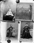 [Photograph of four older photographs: Uncle William, Grand-aunt Marie Nichol, Grand-uncle Adam Elliot, etc.] [between 1870-1880].