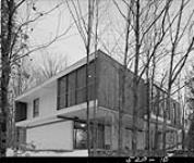 Exterior view of Ted Duncan's home at 19 Kindle Court designed by architect Alec Heaton 10 November 1966.