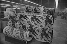 Textile Fuji Dyeing and Printing plant - sample of fabric. Three Rivers, Quebec, 21 March 1979 21 Mar. 1979