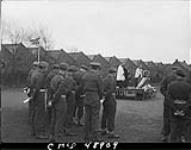 Easter Church Parade Service at 1st Canadian Corps Headquarters. Oss, Netherlands, April 1945 Apr. 1945
