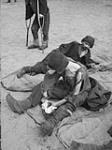 Russian prisonners captured by Germans during World War 11. Meppen, Germany, 12 April 1945 12 Apr. 1945