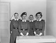 Medical Nurses at RCNAS Hospital. Shearwater, N.S., 1954 1954