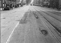 Draper pavement, Wellington Street. Ottawa, Ontario, 24 April 1926 24 Apr. 1926